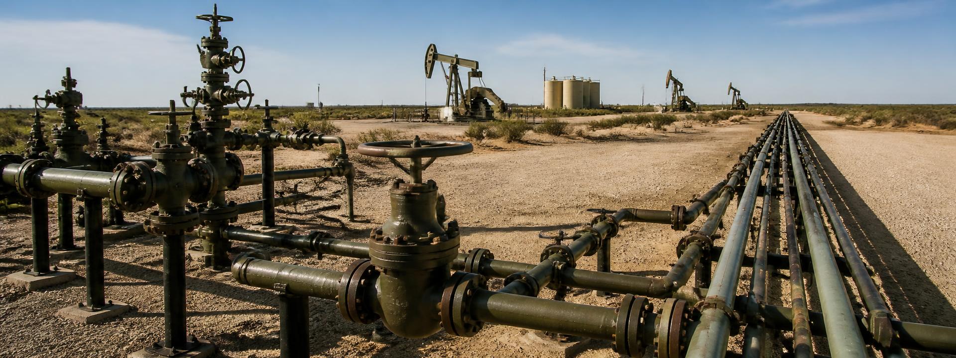 Oilfield pipeline and flowline infrastructure in the Permian Basin